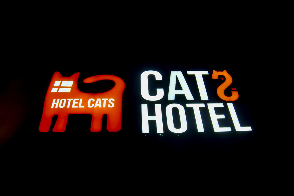 Cats Hotel logo Suwon, South Korea. Adrián Pérez Flickr