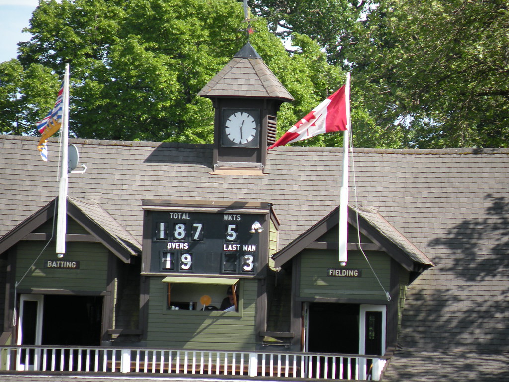 Cricket match, Beacon Hill Park, Victoria Groundhopping Ca… Flickr