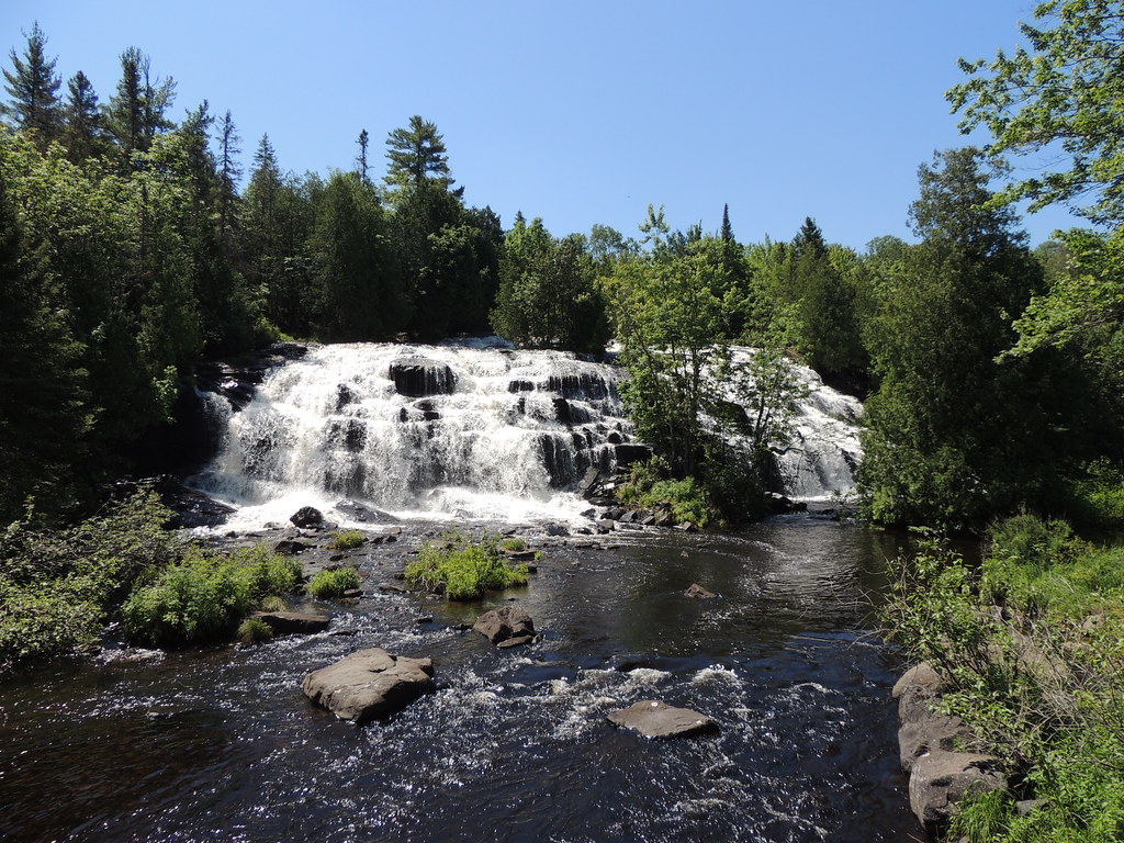 Bond Falls Ontonagon River. Ontonagon County, Michigan, US… John W