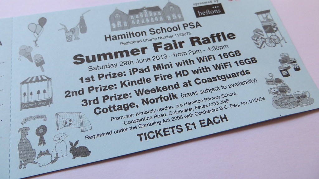 Summer Fair raffle ticket Howard Lake Flickr