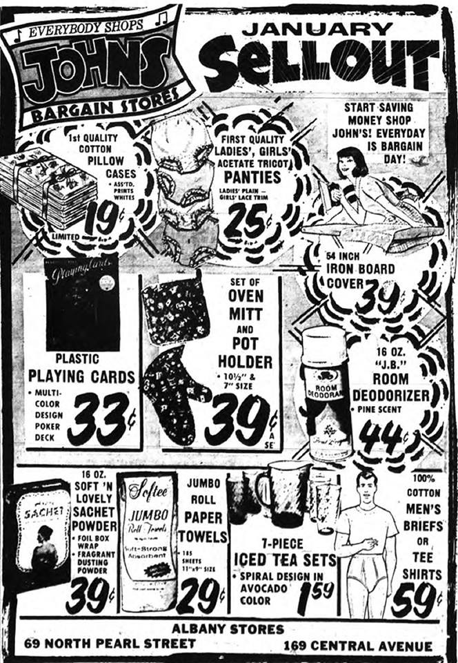 Johns Bargain Store Albany NY 1960s AlbanyGroup Archive Flickr