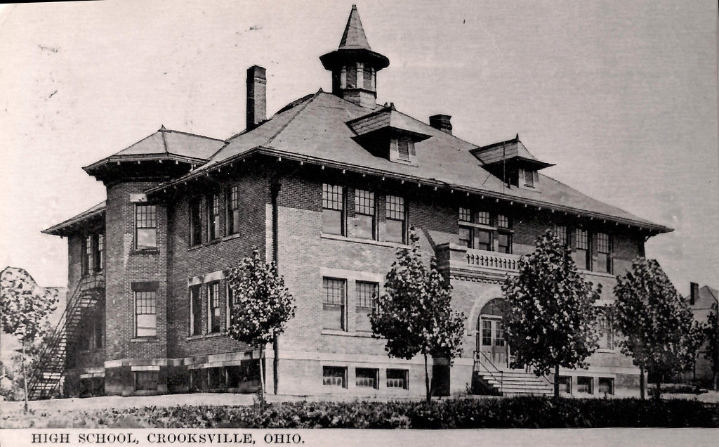 High School, Crooksville, Ohio Perry County Historical and Cultural Arts Society Flickr