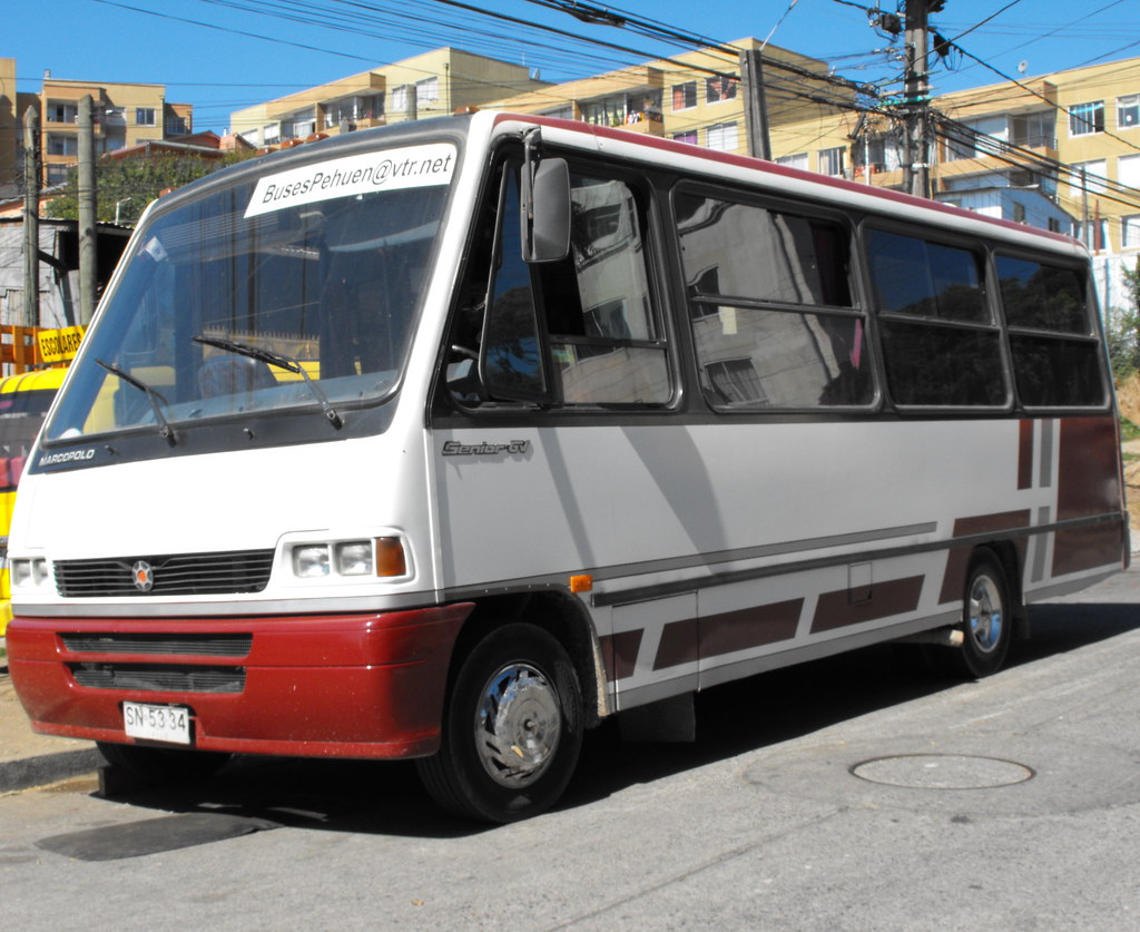 → Marcopolo Senior Gv / Mercedes-Benz Lo-814 / Buses Pehué… | Flickr