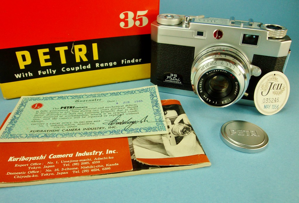 Beautiful Petri 35 camera set from 1956 In complete workin… Flickr