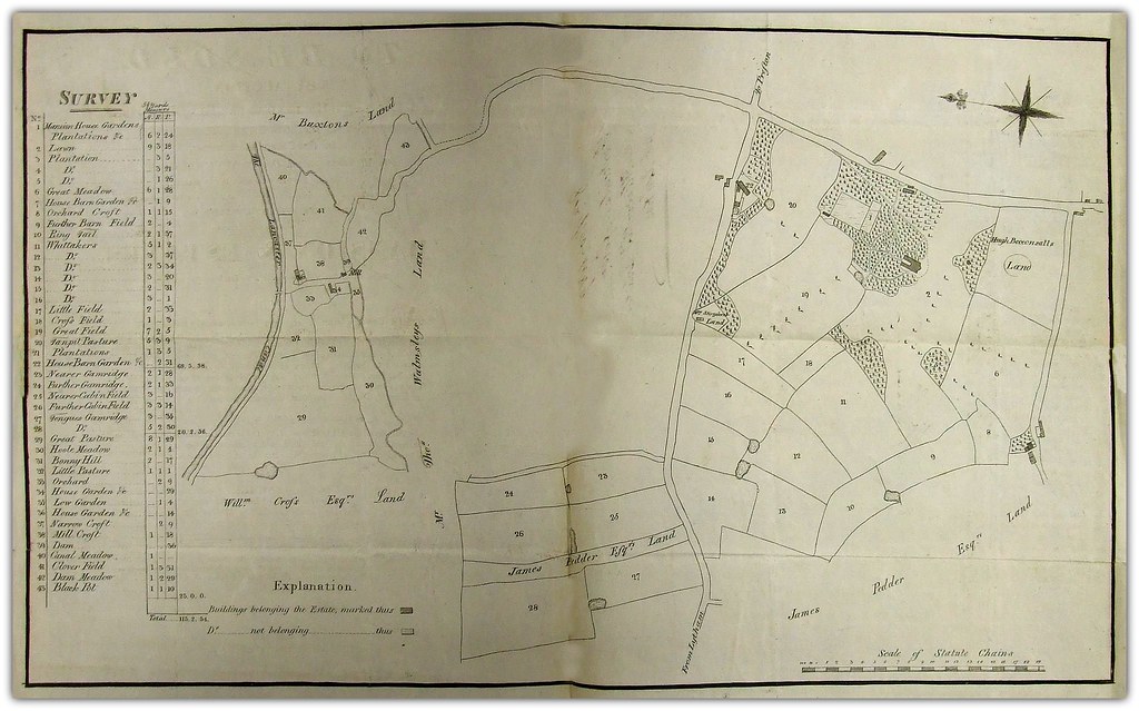 Map of Cottam Mill and Ashton House, Preston November 1819… Flickr