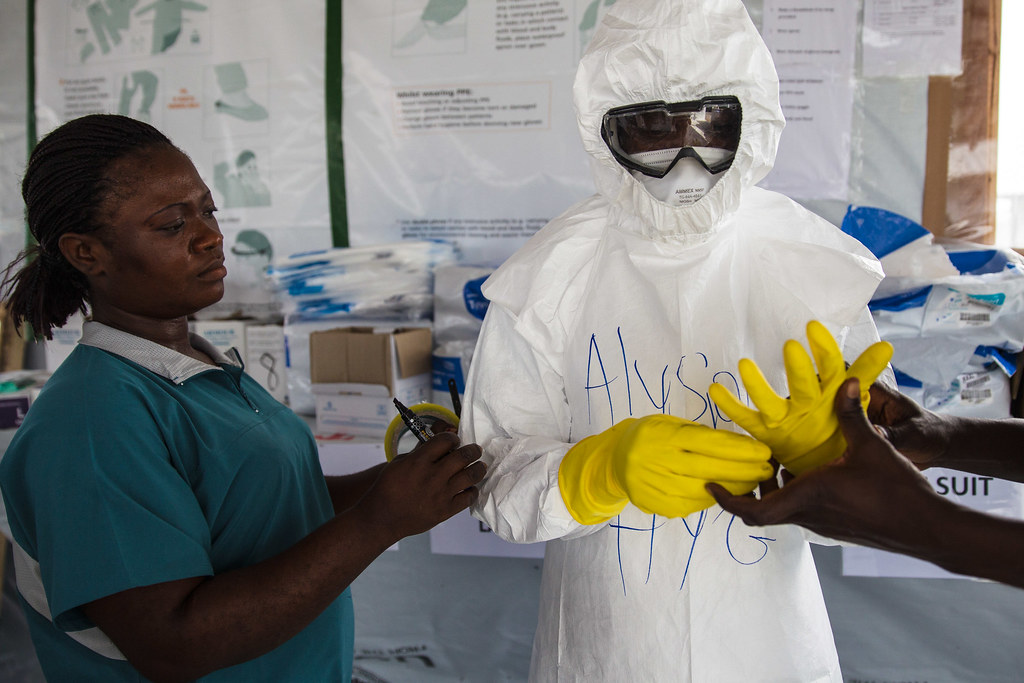 IOM Ebola treatment unit in Grand Cape Mount, Liberia Flickr