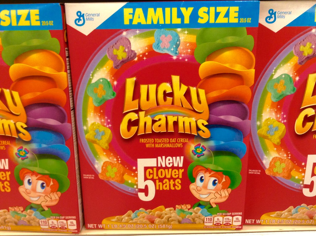Lucky Charms Cereal Lucky Charms Cereal, 2/2015, by Mike M… Flickr