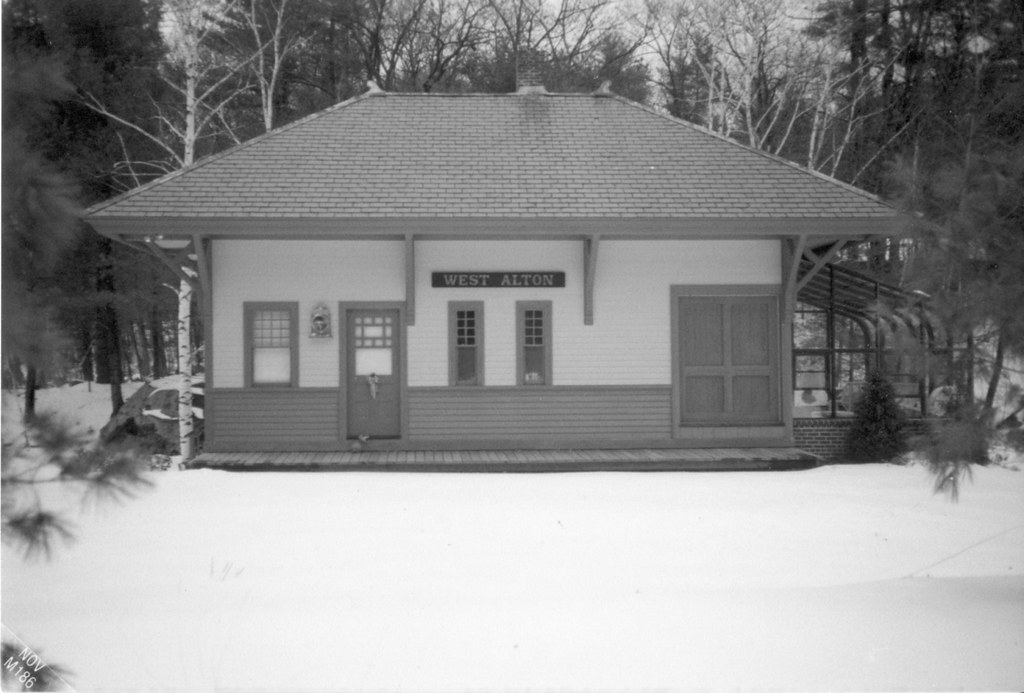 West Alton station, Alton, N.H. MP 34.81. Located on the L… Flickr