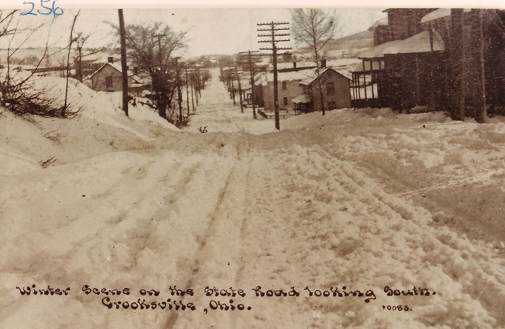 Winter Scene, Crooksville, Ohio Perry County Historical and Cultural