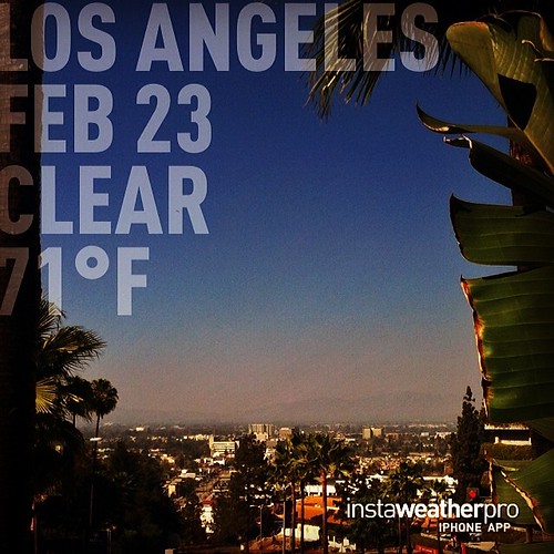 Hazy Hollywood Hills weather LosAngeles California all… Flickr