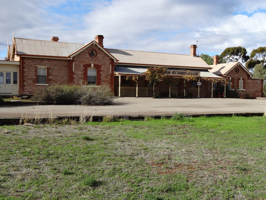Hawker. The railway station built in 1880 when the railway… Flickr