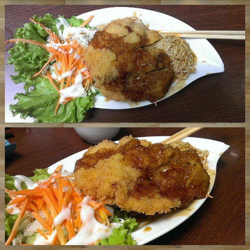 Mie.. ayam katsu teriyaki.. saos.. solaria dy_rizz Flickr