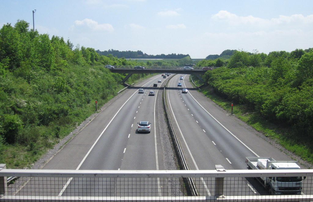 M3 Winchester looking towards Southampton May 2013 Flickr