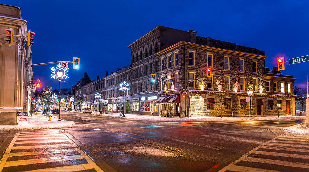 Winter has Arrived Downtown Galt (Cambridge) December 15