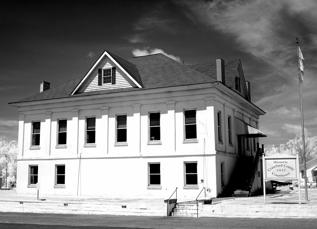 Old Knoxville Courthouse Crawford County, GA IR 720nm filt… Flickr