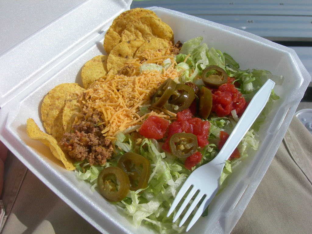 Taco Salad Lunch War Memorial Stadium in Laramie, Wyoming Jimmy Emerson, DVM Flickr