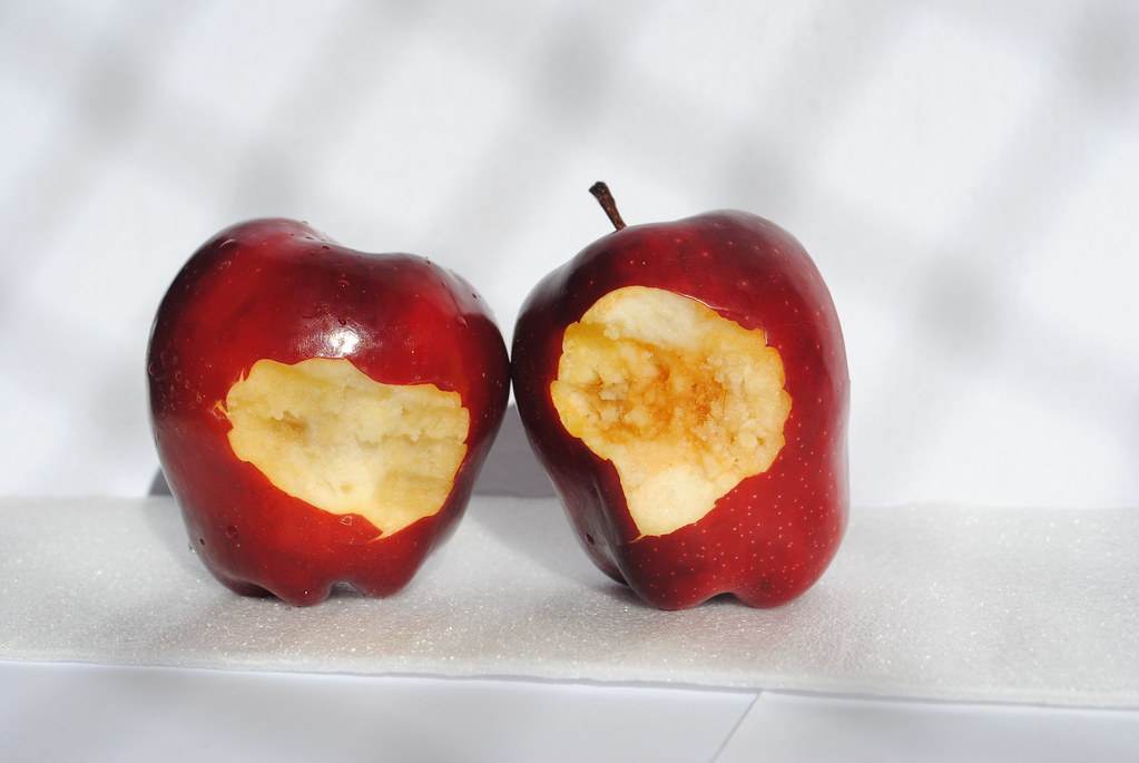 Bitten Rotten Apples | Shiny on the outside, rotten inside 