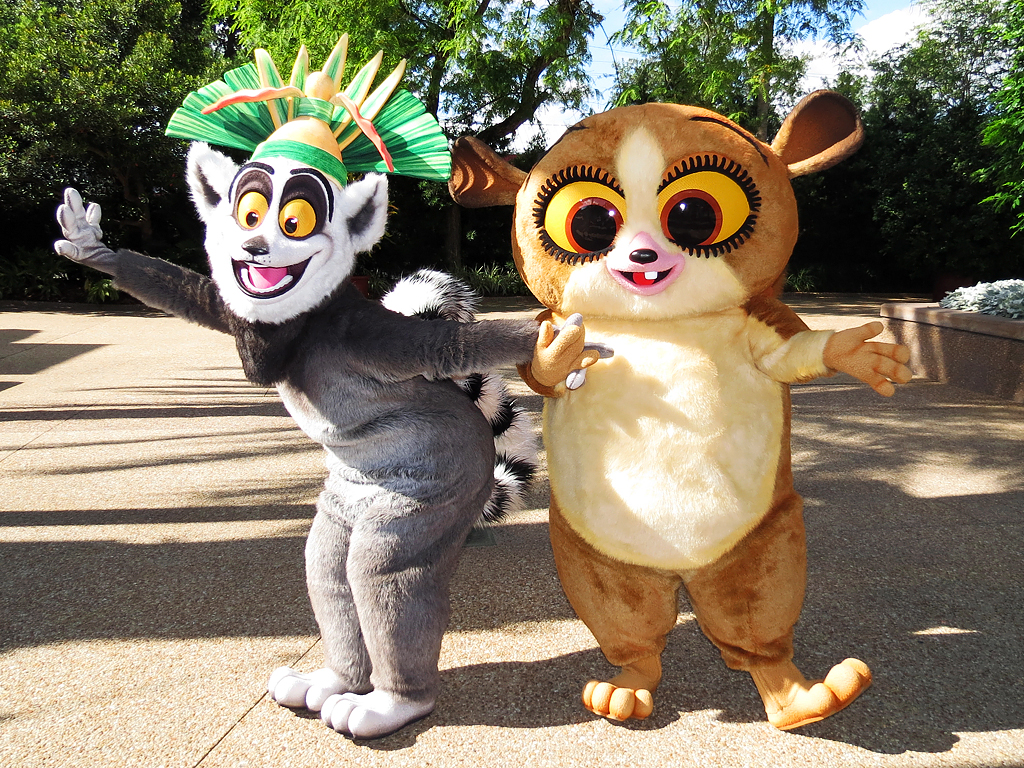 King Julien and Mort Main Entrance, Busch Gardens Tampa meeko_ Flickr