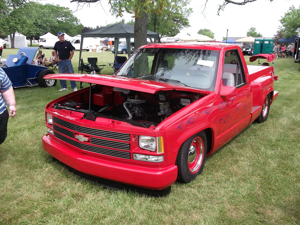 1993 Chevy stepside truck Seen at the 45th Annual Wolcott … Flickr