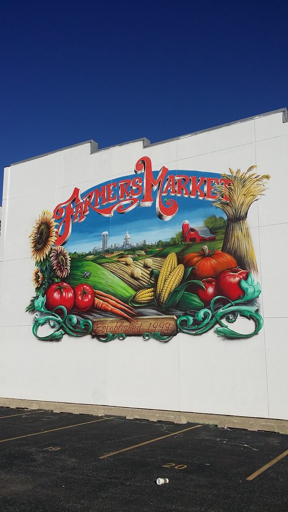 Farmers Market Mural Free Sky Studios Professional Mural Painting