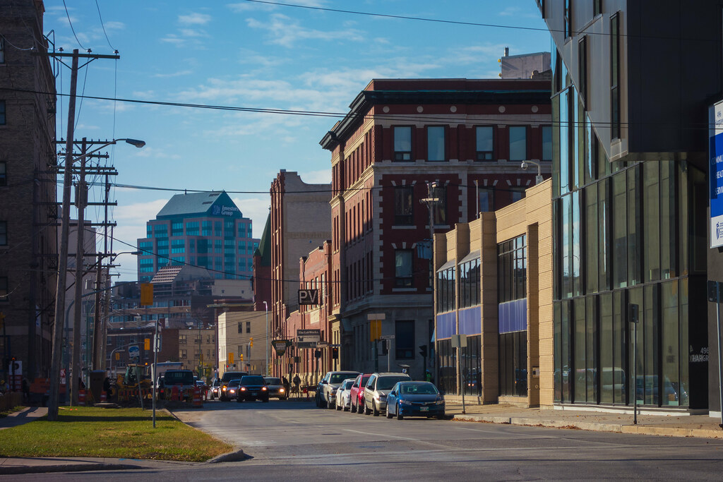 Hargrave Hargrave Street, Winnipeg, Manitoba. Bryan Scott Flickr