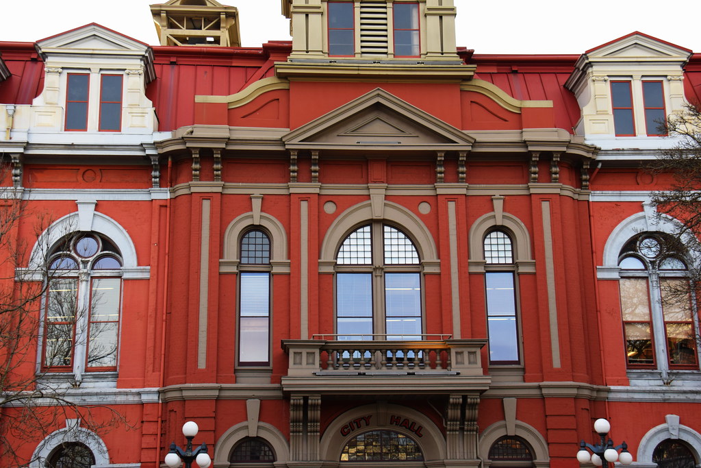 Victoria City Hall detail 1 Centennial Square, Victoria BC… Flickr