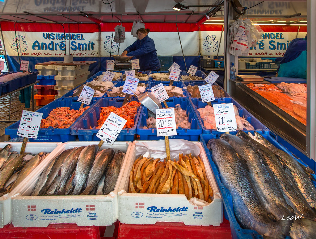 NL Groningen fish market LeoW. Flickr