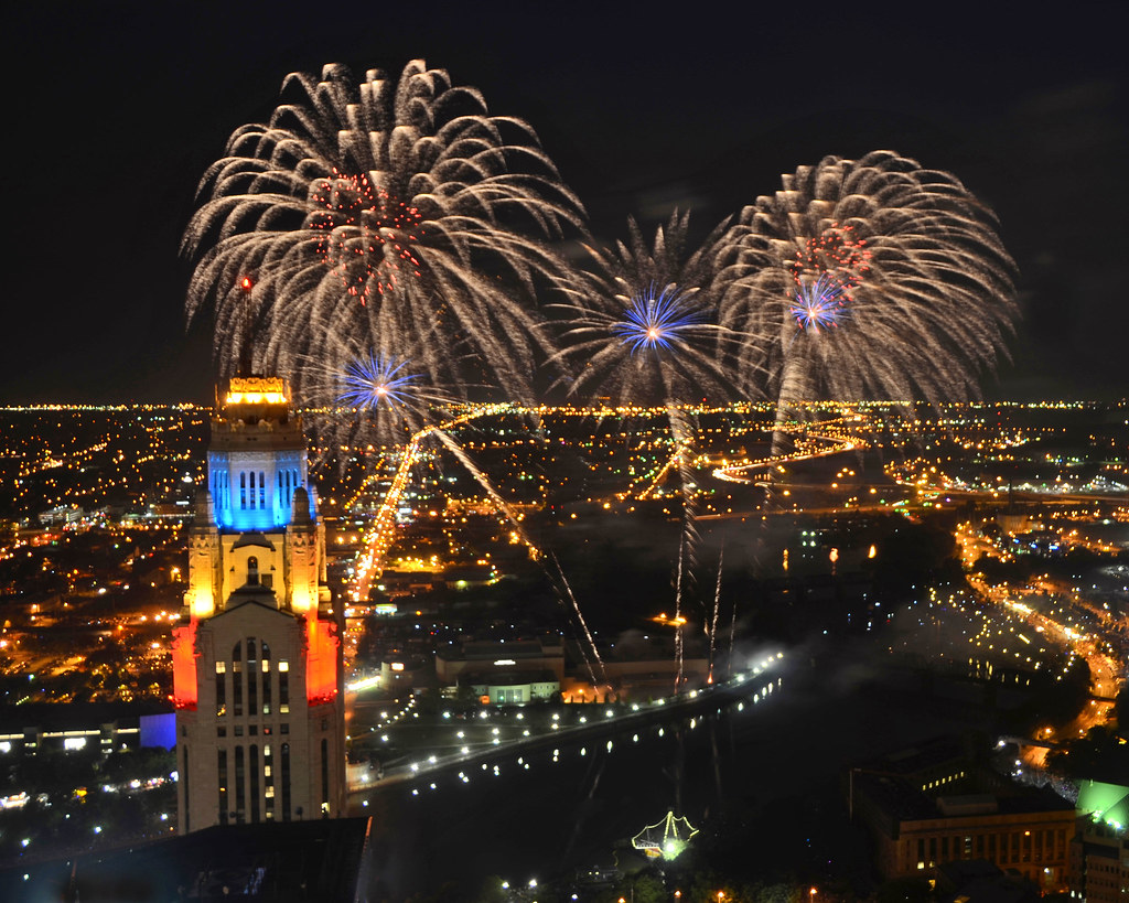 Tradition This is fireworks from the Red, White and Boom f… Flickr