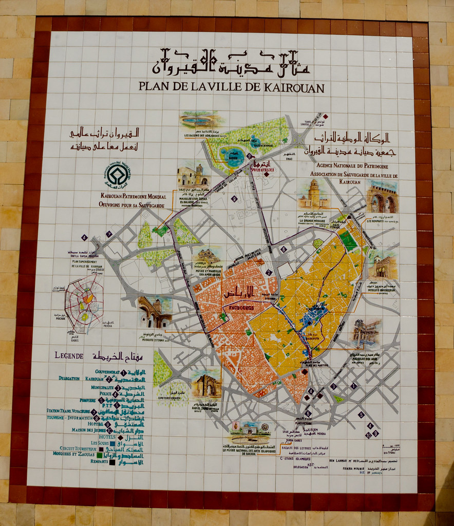 Kairouan Tunisie Carte Kairouan map Tunisia May 2013 Eugene Morozov Flickr