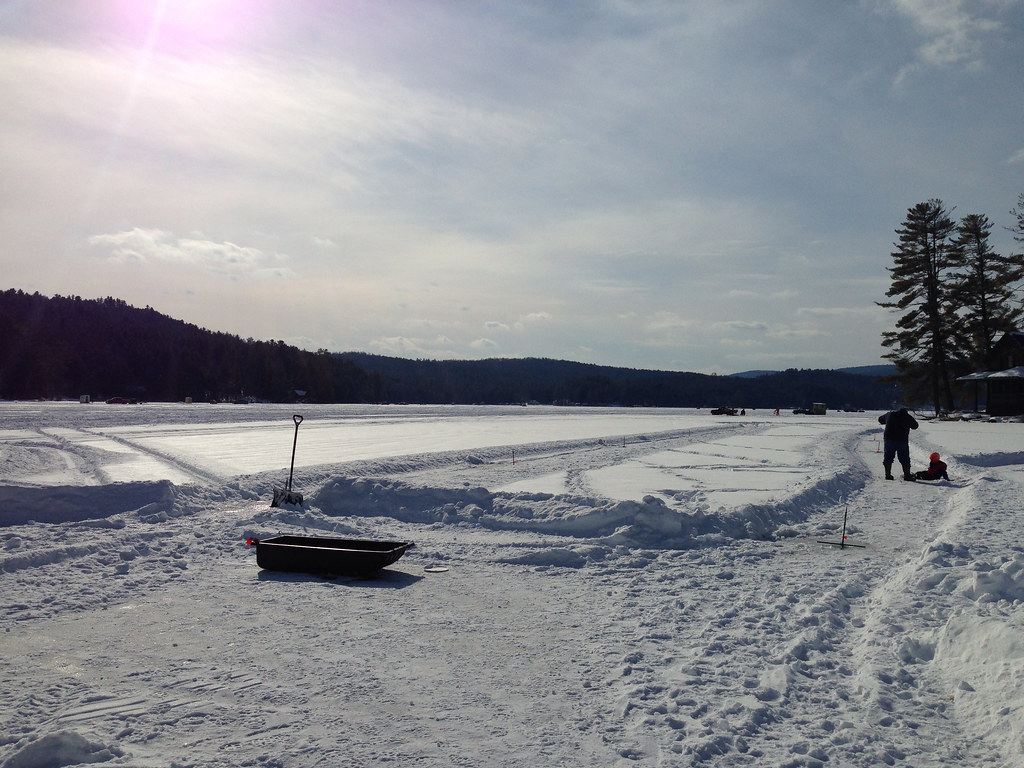 Ice Fishing Lake Fairlee VT AdamChandler86 Flickr