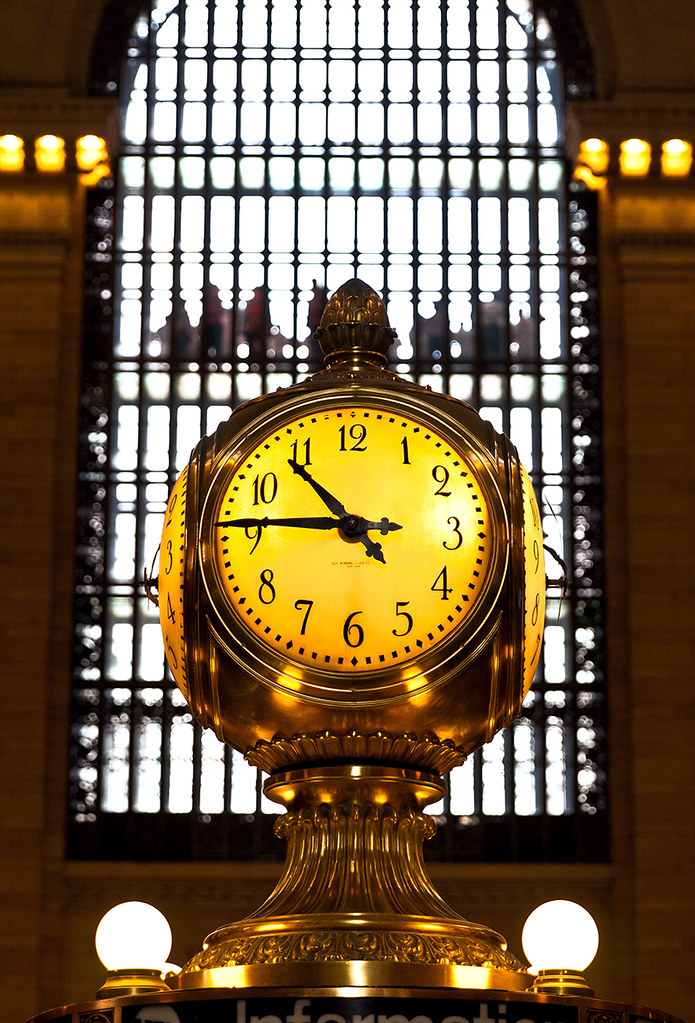 Grand Central Terminal clock, New York City USA Detail o… Flickr