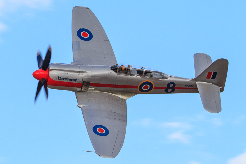 Hawker Sea Fury Mk20 #8 "Dreadnought" piloted by Brian San… | Flickr