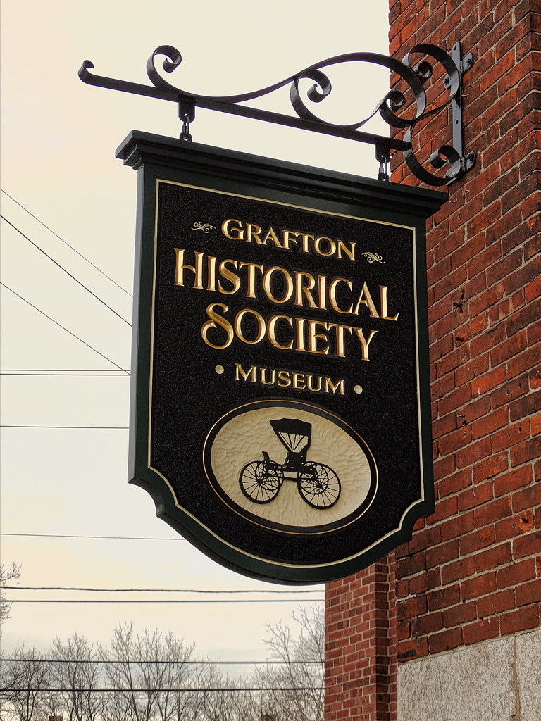 Grafton Historical Society Sign Grafton, MA Bill Dussault Flickr