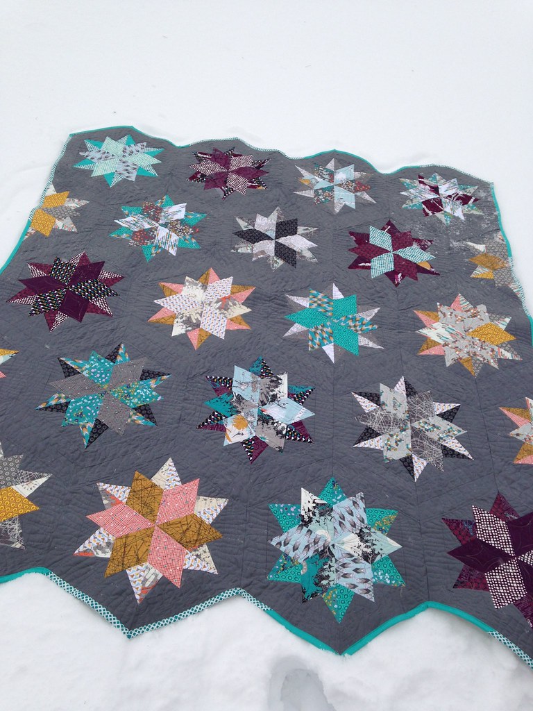 Indelible Night Sky quilt Pattern by Jaybird Quilts. Fabri… Flickr