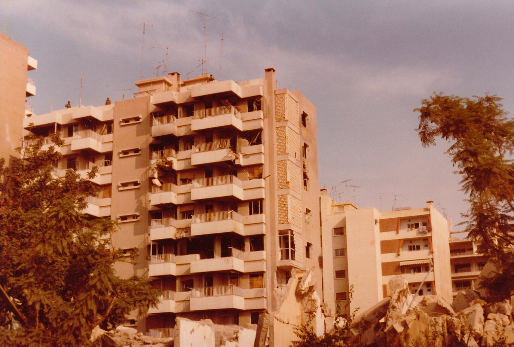 Apartment Buildings, Beirut, Lebanon, 1982 Pentax ME Super… James