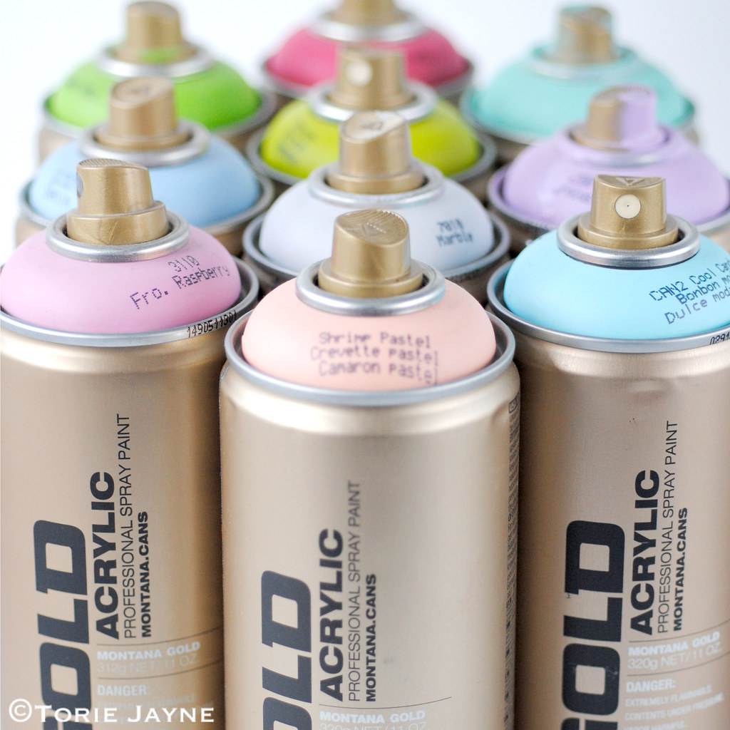 Montana Gold Spray Paint Blogged at Torie BlogF… Flickr