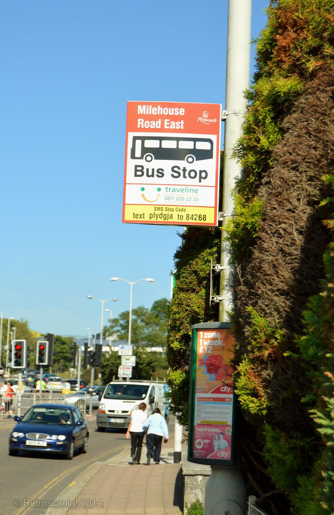 Plymouth Citybus Bus Stop Milehouse Road, Plymouth, Devon a photo
