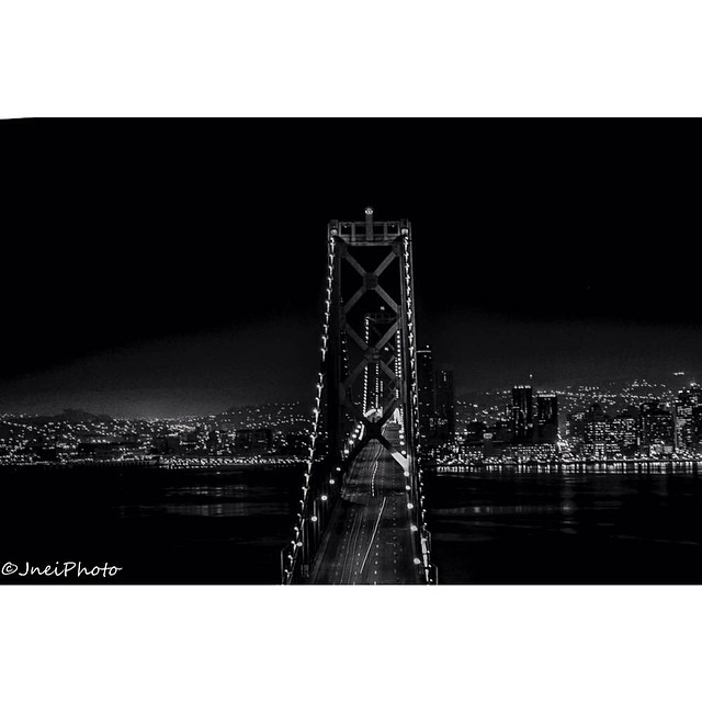 B&W Bay Bridge justinneihouse Flickr