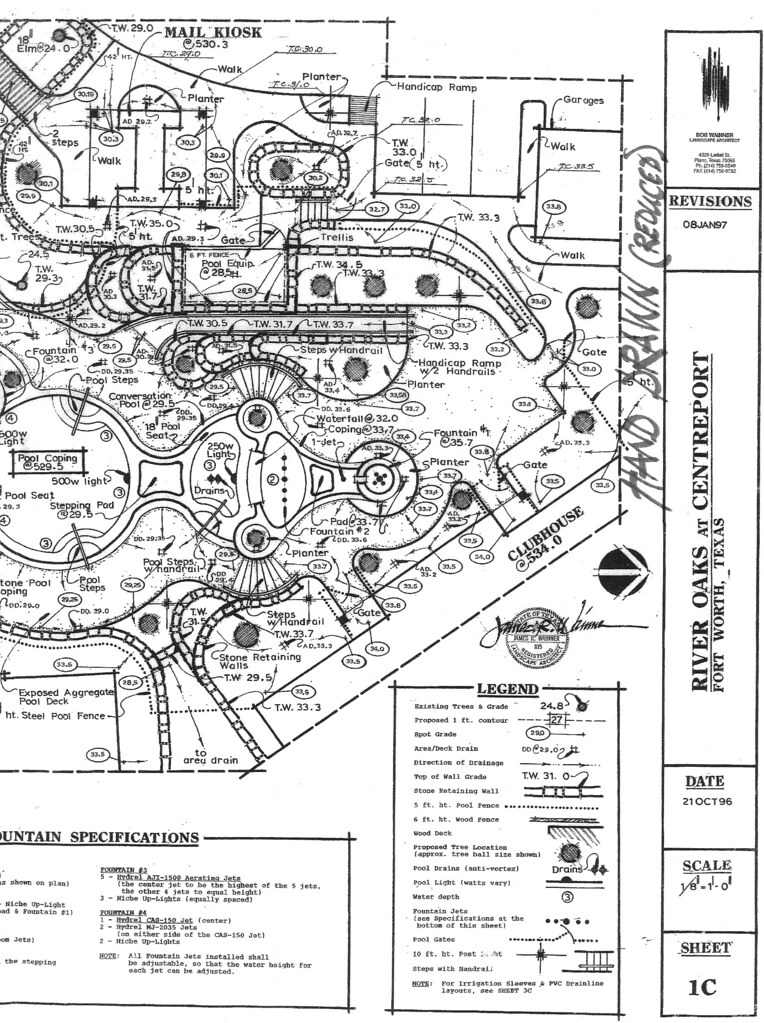 Final Pool Construction Document (handdrawn) Ink on mylar… Flickr