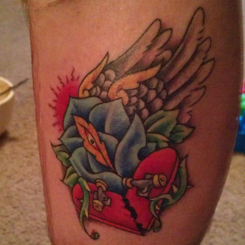 skateboard tattoo Cthulhu Tattoo Studio. San Antonio. Cust… Flickr