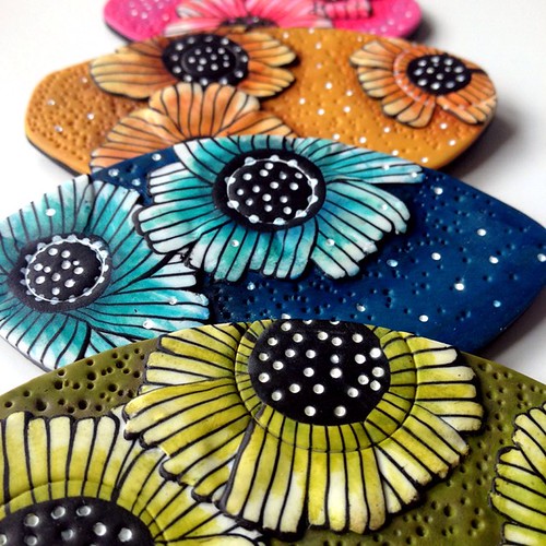 The bonus project for Polymer Clay online School ;) Ink Go… Flickr