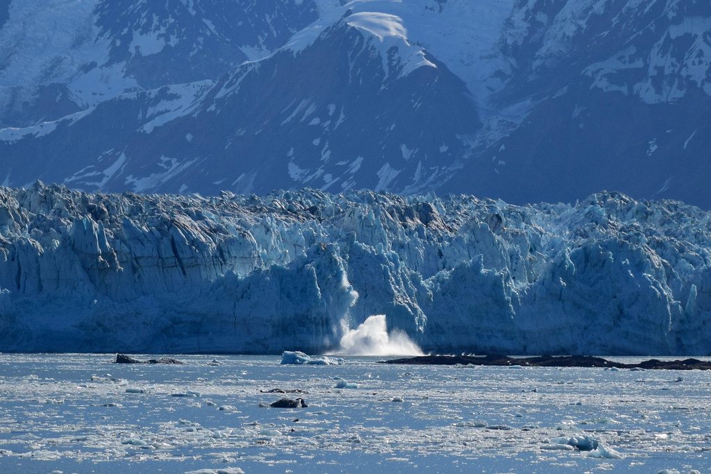 Ice falls from Hubbard Glacier Viewing from our Celebrity … Flickr