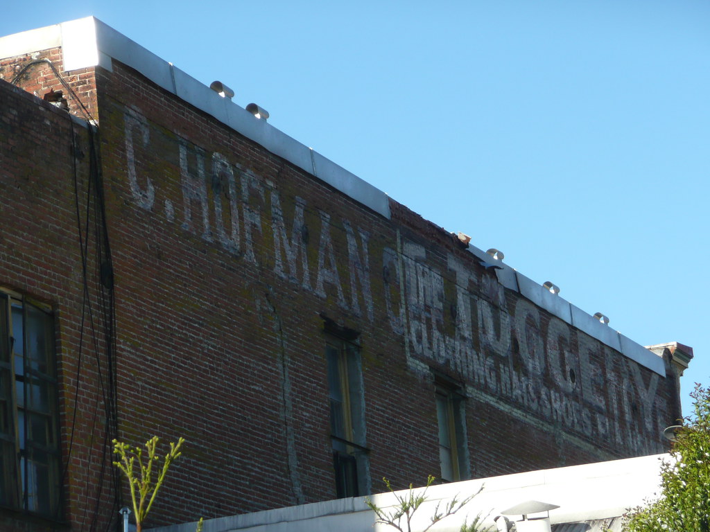 C. HOFFMAN GHOST SIGN UKIAH CA. Frank Kelsey Flickr