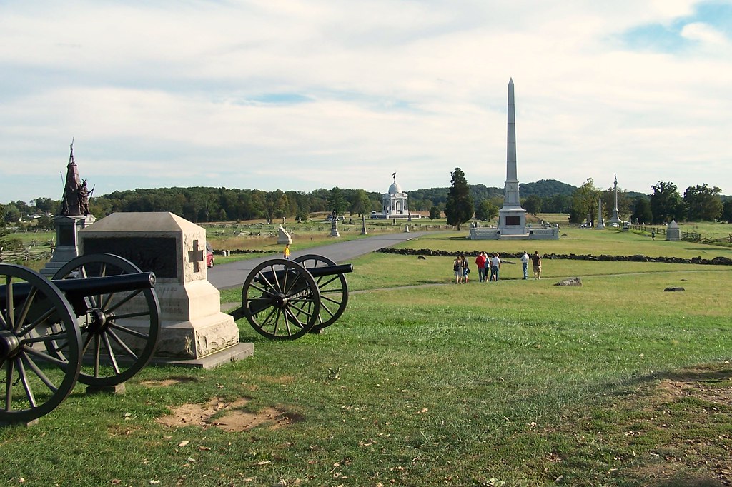 Monuments at Pickett's charge September 2012. Jen&Ken Flickr