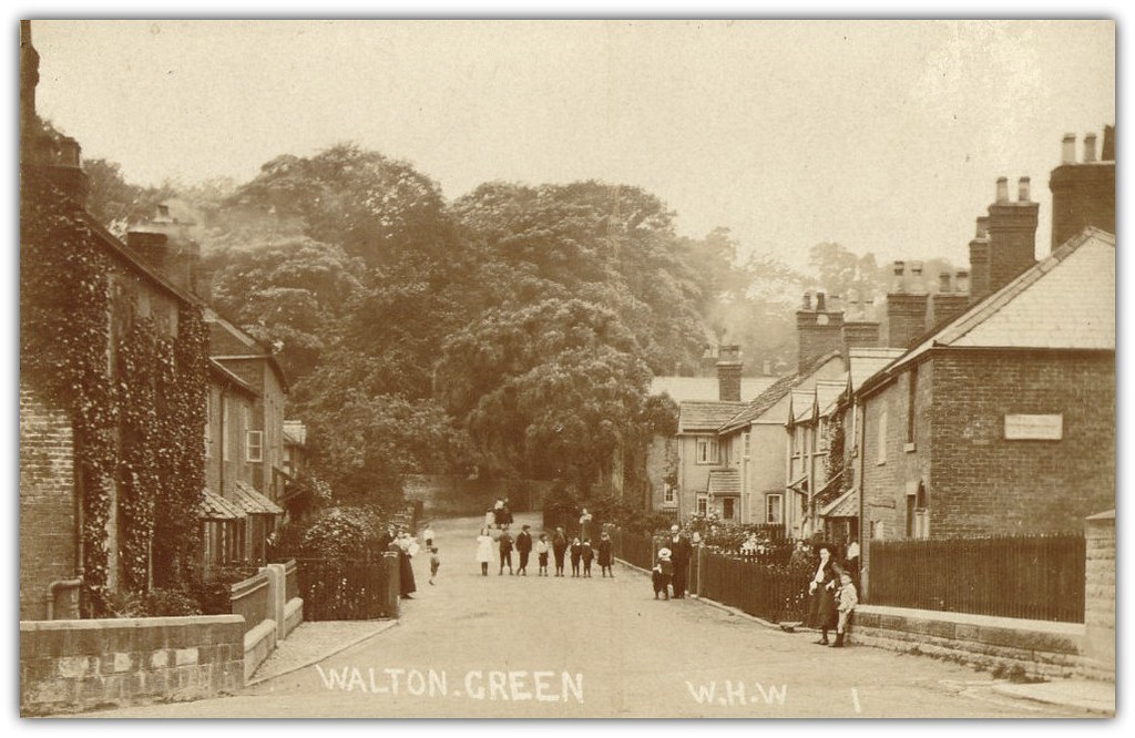 Walton Green, WaltonleDale Sepia postcard RPPPC by W.H.… Flickr