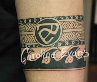 Black Tribal Wave Armband Tattoo | Caroline Evans 2003 Www.t… | Flickr 270_x_320_jpg