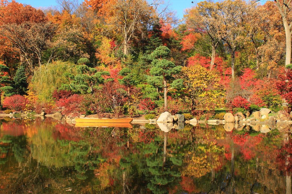 Fall Color Reflections Anderson Japanese Gardens, Rockford??? Flickr
