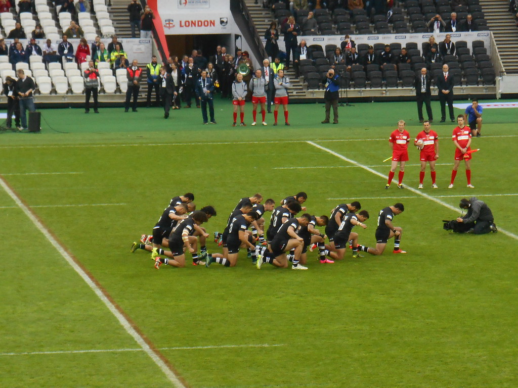 The Kiwis do the Haka stuartp1960 Flickr
