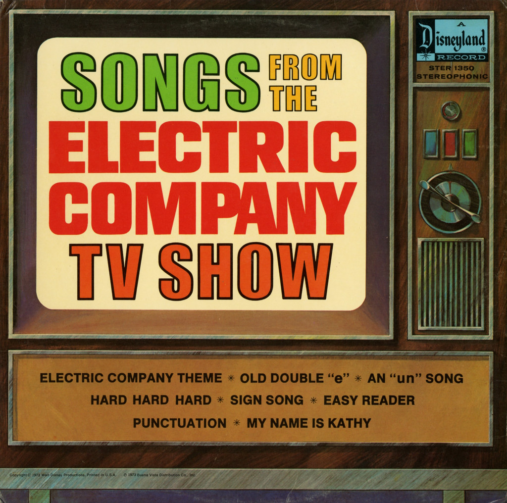 Songs from The Electric Company TV Show Jim's Record Barn Flickr