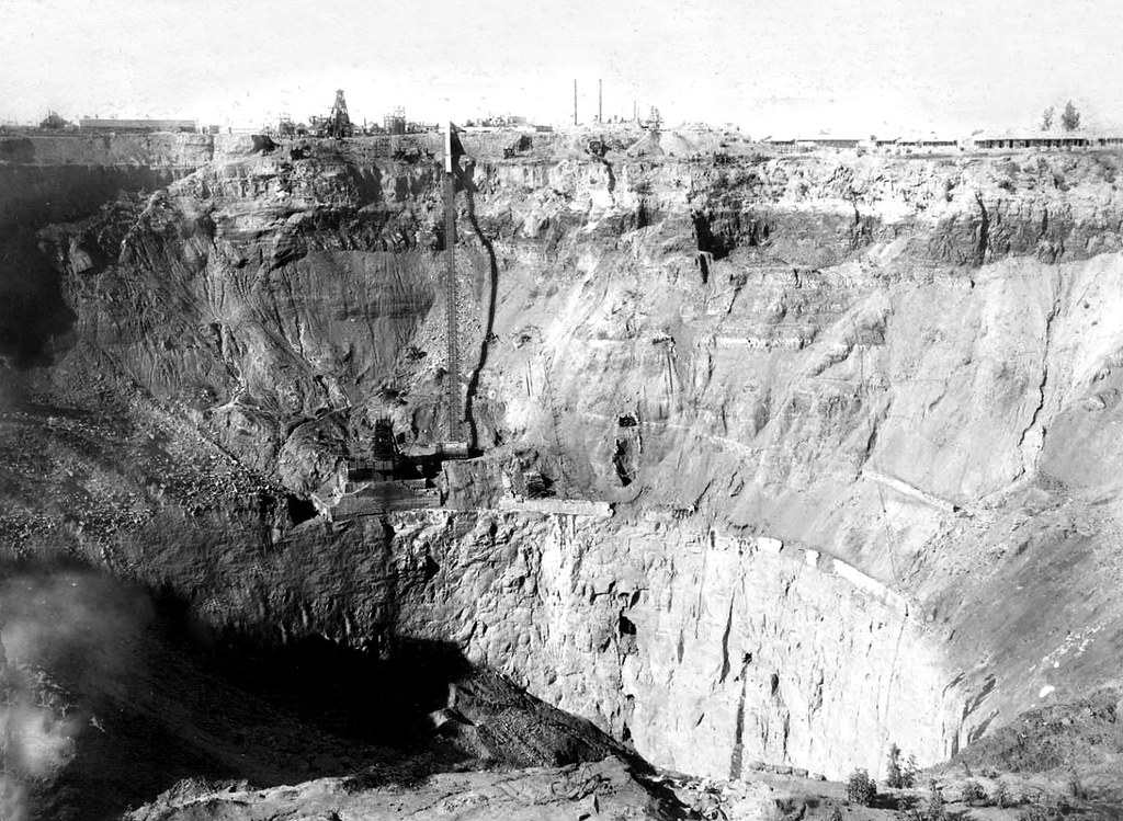 Kimberley Mine as it Looked in 1890 HiltonT Flickr